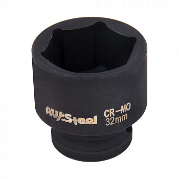 Головка ударная 1/2" шестигранная 32мм "AV Steel", AV-720032 Головка ударная 1/2" шестигранная 32мм "AV Steel", AV-720032