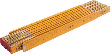Линейка деревянная складная 1 м., AT35810