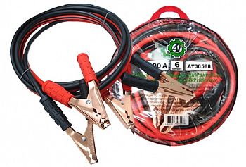 Провод прикуривателя "АТ" 1200А/6,0м, AT38598