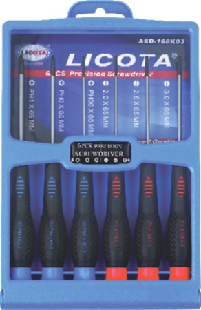 Набор отверток для точной механики, ASD-168K03