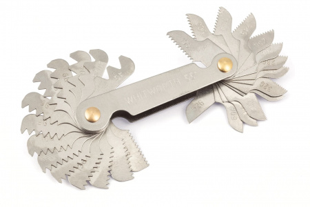 Резьбомер дюймовый 28 эталонов, 239020