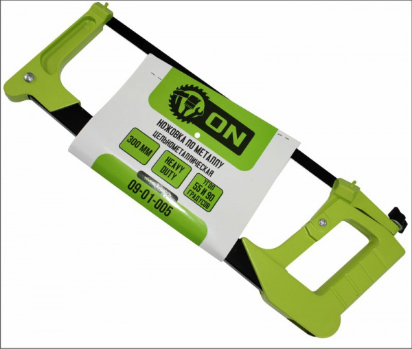 ON Ножовка по металлу цельнометаллическая 300мм HEAVY DUTY, угол 55 и 90гр.												 ON Ножовка по металлу цельнометаллическая 300мм HEAVY DUTY, угол 55 и 90гр.