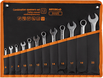 набор комбинир.ключей АвтоDело 12шт.(сумка), 31121