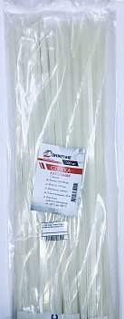 Хомут пластиковый Движение Хомут пласт (Стяжка) 8*500 мм белый (уп.-100шт.), С12б