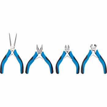 Набор шарнирно-губцевого инструмента "мини" 4 предмета, APT-3637K02