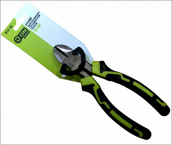 ON Кусачки 160 мм (бокорезы), шлифованные, двухкомпонентная рукоятка, 08-02-160