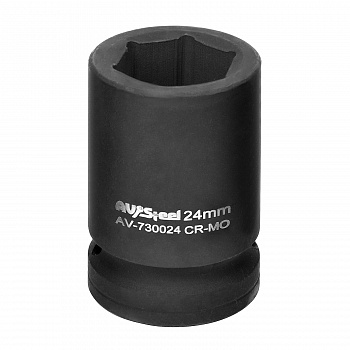 Головка ударная 3/4" шестигранная 24мм "AV Steel", AV-730024 Головка ударная 3/4" шестигранная 24мм "AV Steel", AV-730024