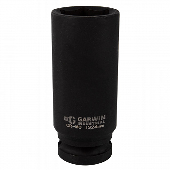 Головка торцевая ударная GARWIN PRO глубокая 1/2", 6 гр., 27 мм, 620272-27 Головка торцевая ударная GARWIN PRO глубокая 1/2", 6 гр., 27 мм, 620272-27