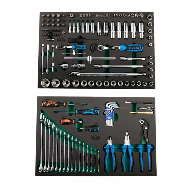 ACK-E8009F  Набор инструмента 143 пр. в ложементе EVA