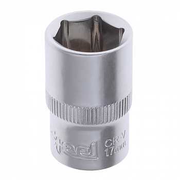 Головка 1/2" шестигранная 17мм "AV Steel", AV-520017 Головка 1/2" шестигранная 17мм "AV Steel", AV-520017
