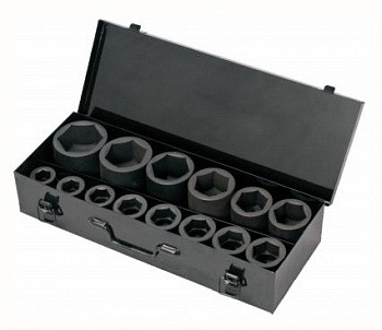 Набор ударных головок глубоких 1" 14 пр. 22-60 мм, 626557-1