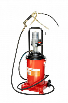 Нагнетатаель смазки с пневматическим приводом 5-:1 и емкостью 12л SIPL, PP001