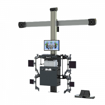 Стенд регулировки углов установки колес "" комплектация ТЛ2ПС КС-506-20 (РФ,Серый RAL7016), Зенит-3D