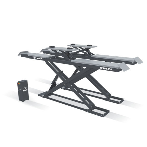 Ножничный электрогидравлический подъемник ПГН-8350 с люфт-детектором