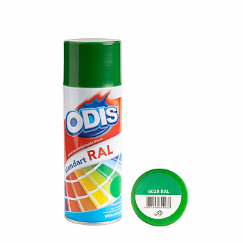 Краска - спрей ODIS standart RAL мятно-зеленый, 6029ral Краска - спрей ODIS standart RAL мятно-зеленый, 6029ral