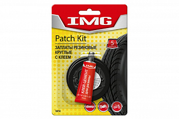 V414 Набор ремонта радиальных шин(клей,3круглые заплат)