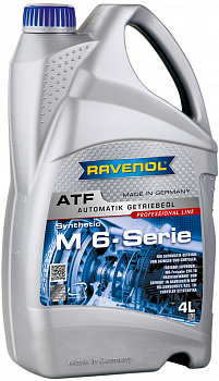 Трансмиссионное масло RAVENOL ATF M 6-Serie (4л) new, 1212105-004-01-999