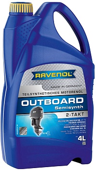 Моторное масло для 2Т лод.моторов RAVENOL Outboardoel 2T teilsynth. ( 4л) new, 1152200-004-01-999