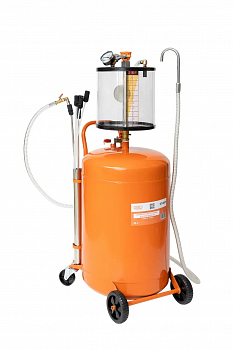 Пневматическая установка для откачки масла 90л с комплектом щупов, KT-8823