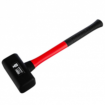 Кувалда резиновая, без отдачи, 2,1 кг, фибергласовая рукоятка 480 мм, 713040-70