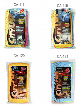 Салфетка микрофибра Сити Ап, 30*30см, UP-120