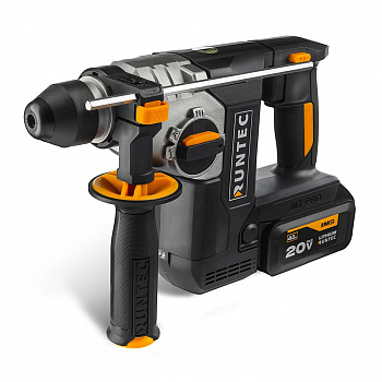 Перфоратор аккумуляторный RUNTEC PRO 2.3Дж, 20В, 2*4Ач, 750Вт, RT-EH750