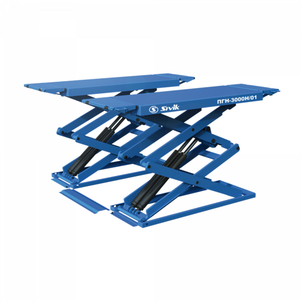 Ножничный электрогидравлический напольный подъемник ПГН-3000/Н-01