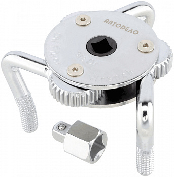 ключ масляного фильтра (АвтоDело) "Краб" D=35-75mm (), 40518