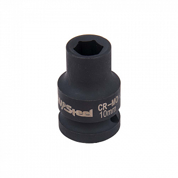 Головка ударная 1/2" шестигранная 10мм "AV Steel", AV-720010 Головка ударная 1/2" шестигранная 10мм "AV Steel", AV-720010