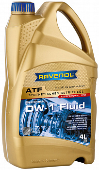 Трансмиссионное масло RAVENOL ATF DW-1 Fluid (4 л) new, 1211125-004-01-999