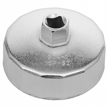 Съемник масляного фильтра "чашка" 15-гранная 82мм "AV Steel", AV-920105