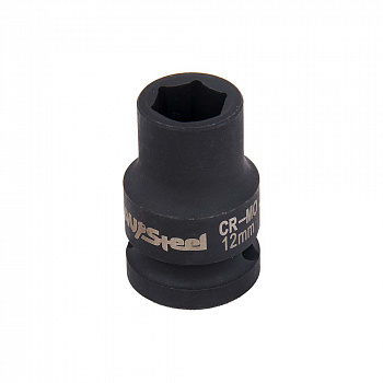 Головка ударная 1/2" шестигранная 12мм "AV Steel", AV-720012