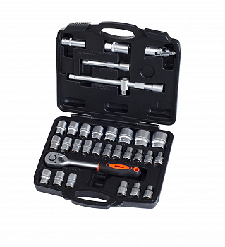 Набор инструмента "AV Steel" 32 предмета 1/2" профессион., AV-011032