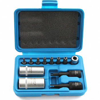 Набор головок для обслуживания кондиционера, ЭБУ двигателя, и демонтажа датчиков, ATF-0008