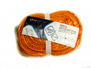 Ремень крепления груза ТОП АВТО, ширина ленты 25мм, 800/1600кг, 8м механизм 110 мм на 800 DaN, РК088