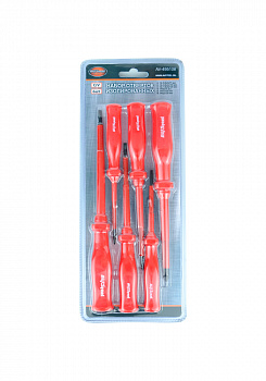 Набор отверток изолированных 6 предметов "AV Steel", AV-495106
