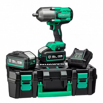 Гайковерт ударный аккумуляторный BL 18В 1/2", 1000 Нм, PBA102-1000