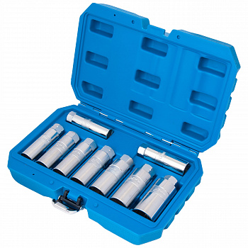 Набор проходных удлиненных головок для разбора стоек, 9 предметов "AV Steel", AV-922055