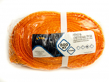 Ремень крепления груза ТОП АВТО, ширина ленты 25мм, 800/1600кг, 10м механизм 110 мм на 800 Da, РК0810