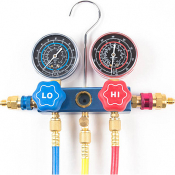 Двухвентильный манометрический коллектор  R12, R134A, ATL-9025B