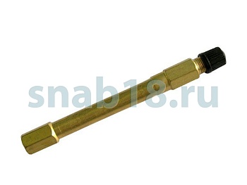 Наконечник вентиля подкачки "AT" прямой L=170мм (металл), AT10014 Наконечник вентиля подкачки "AT" прямой L=170мм (металл), AT10014