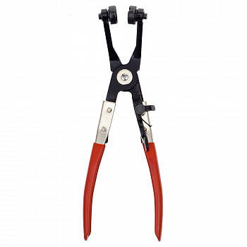 Щипцы для снятия/установки хомутов шлангов изогнутые 212мм "AV Steel", AV-921104