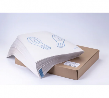 Коврики двухслойные одноразовые ODIS "Следы ног" (405-525) 500шт., Ds0807/074.807.00