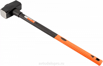 кувалда кованая с длинной фибергласовой ручкой 5кг (АвтоDело), 30307