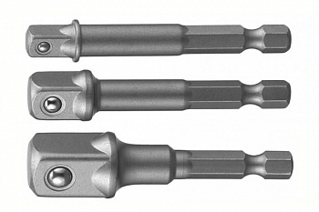 (АТ-4320)  Набор адаптеров 3пр. L=50мм Е 1/4", 3/8", 1/2" Автоторг, АТ54320 (АТ-4320)  Набор адаптеров 3пр. L=50мм Е 1/4", 3/8", 1/2" Автоторг, АТ54320