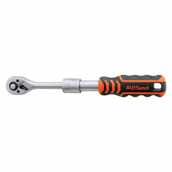 Трещотка  1/2" 72-зубца телескопическая 300-440мм "AV Steel", AV-528670