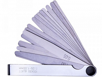 Набор щупов для моторостроения 0,1-0,5mm L=100мм VOGEL, 411008