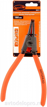 разжим для стопорных колец 325мм (загнутый) (АвтоDело) (), 30438