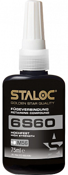 6S60 Фиксатор цилиндрических соединений высокой прочности STALOC, 75 мл., 6S60.75