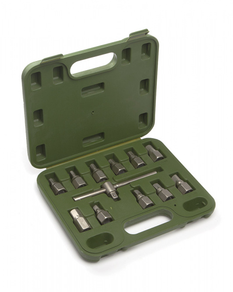 Набор насадок для маслосливных пробок 12 предм.